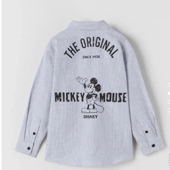 NWT ZARA Mickey Mouse shirt - Picture 1 of 12